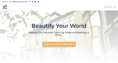 Desktop Screenshot of kcprofessionalwindowcleaning.com